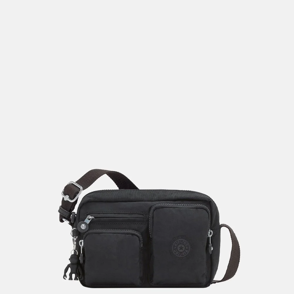 Kipling Albena crossbody tas black noir bij Duifhuizen